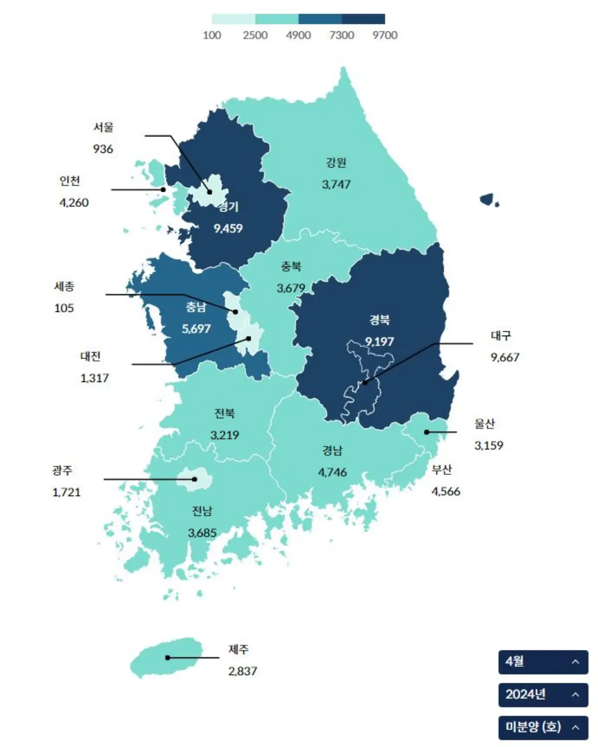 전국-미분양-현황-지도