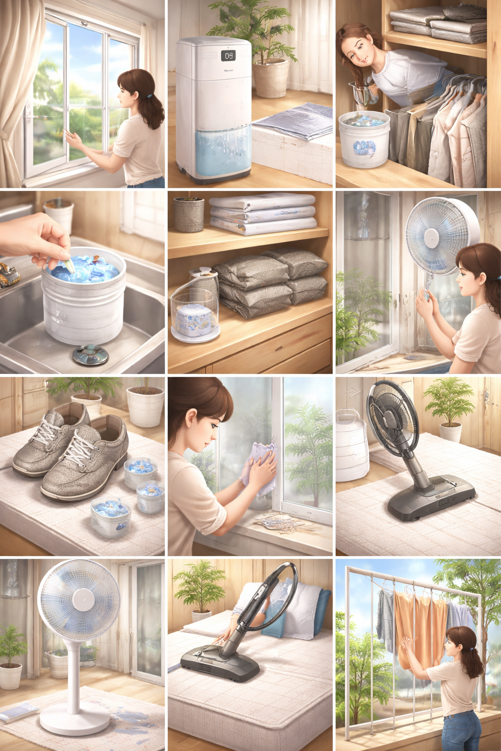 집에서 습기 제거하는 현실적인 방법 관련 사진