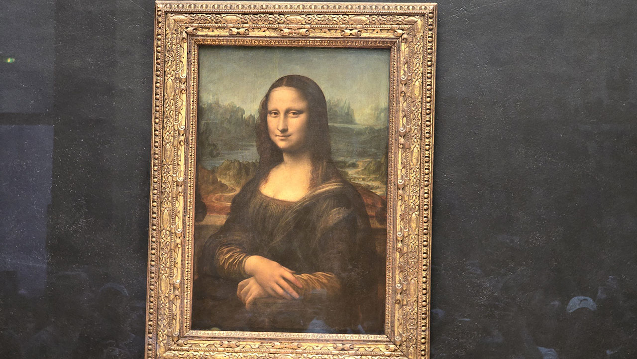 모나리자, 레오나르도 다빈치