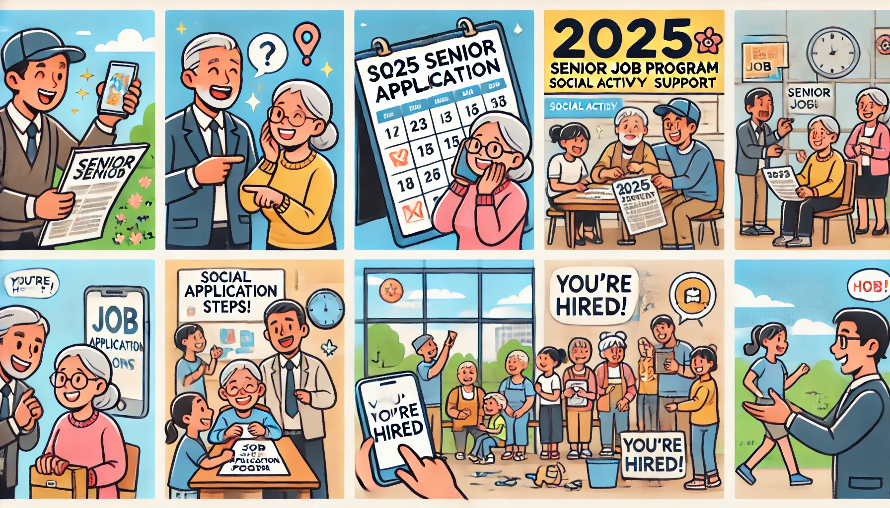 2025년 은평구 노인일자리 및 사회활동 지원사업 참여자, 신청서 다운로드, 사업목록