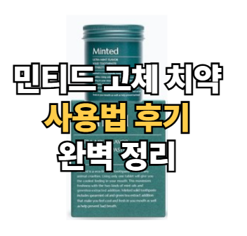 민티드-고체치약-사용법-후기