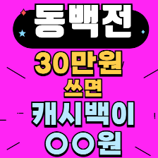 동백전 캐시백 최대 13% 인상