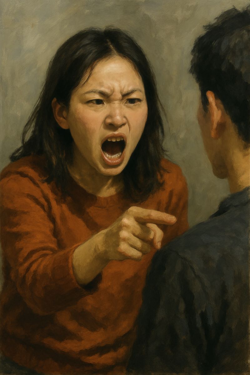 누군가에게 화내는 꿈 – 억눌린 분노의 표출