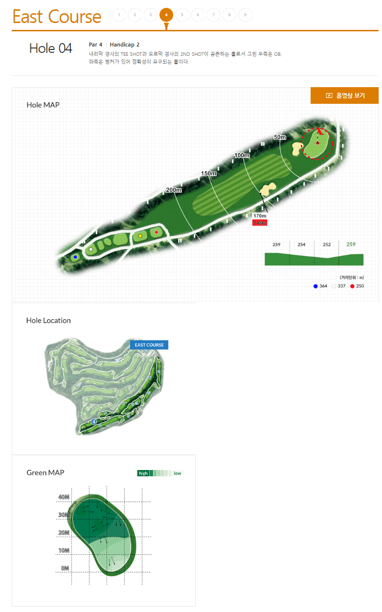 블루원 용인 CC 공략도 04