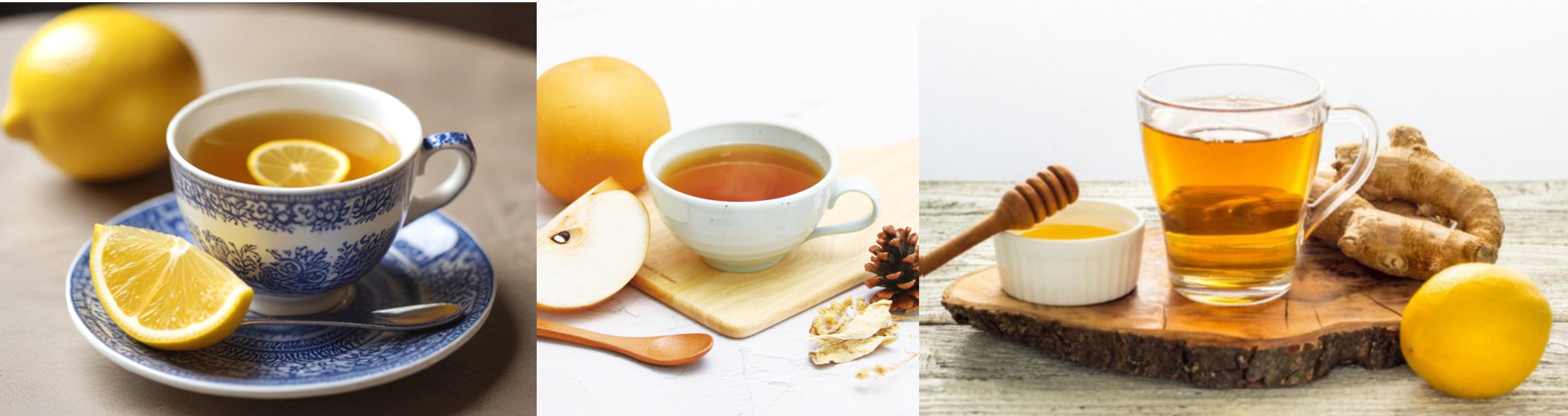 배-도라지차 꿀차 유자차 생강차