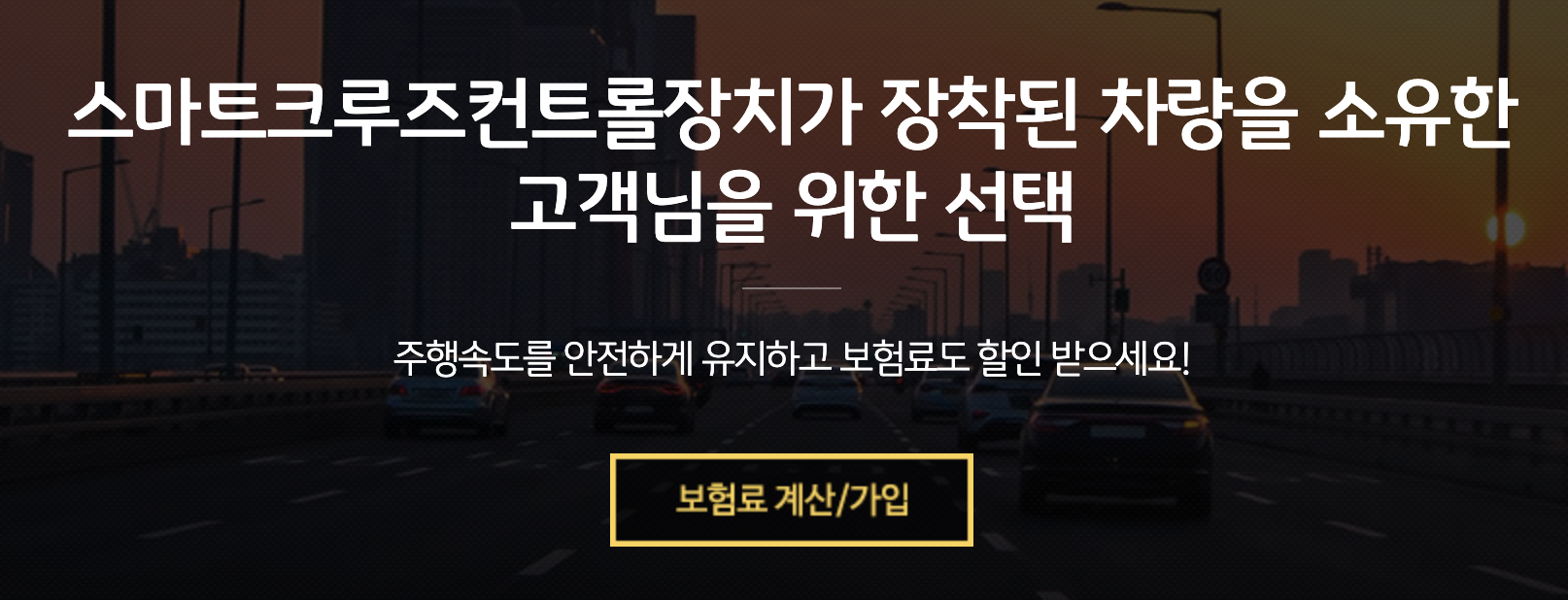 KB 자동차보험 스마트 크루즈 컨트롤 특약
