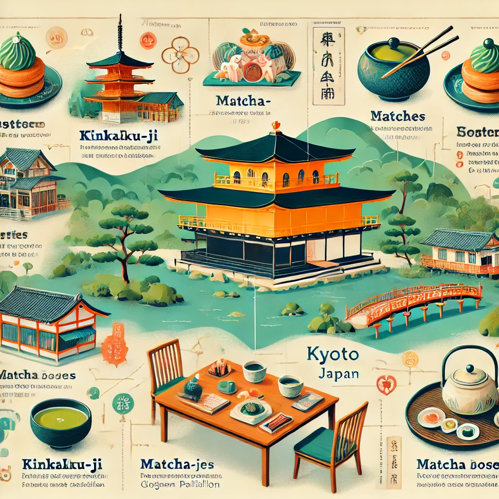 금각사 주변 맛집과 카페