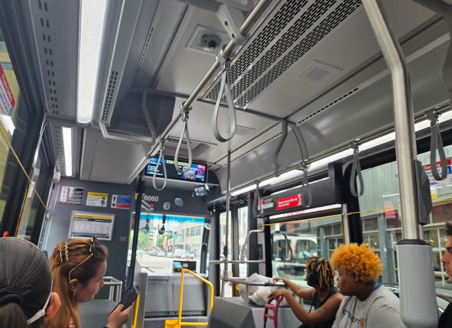 CTA bus interior