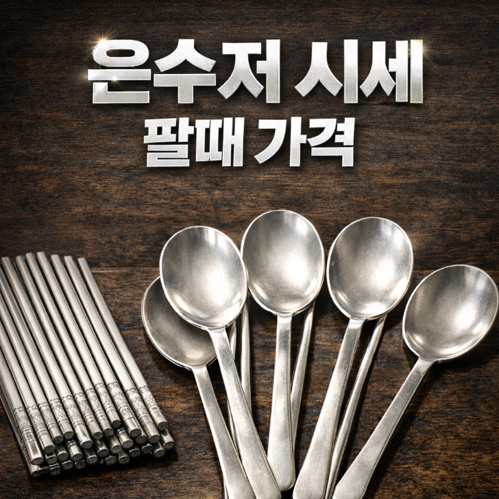 은수저 시세 팔때 가격 (70% 80% 99% 순도별 계산법)