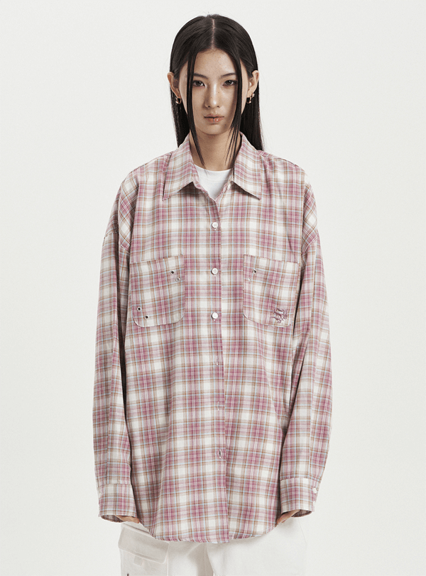 리무진서비스 122회 미연 체크셔츠