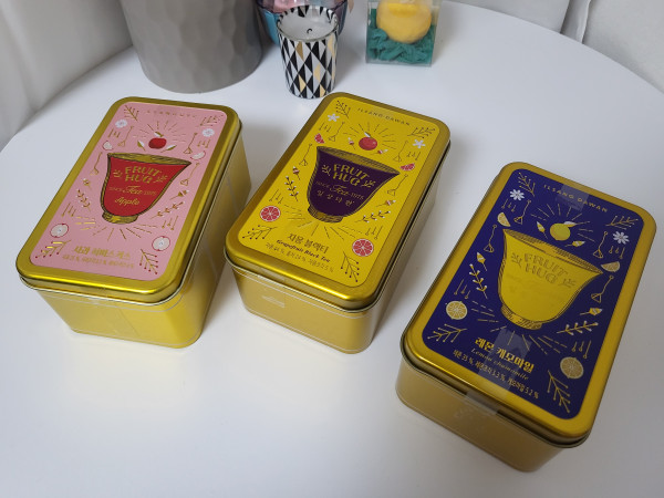 쌍계명차 일상다완 과일허그티캔 3입세트 개봉