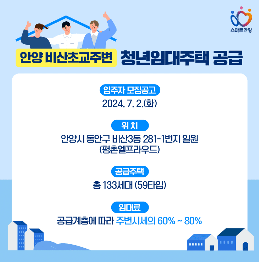 안양 비산초교 청년임대주택 입주자 모집1