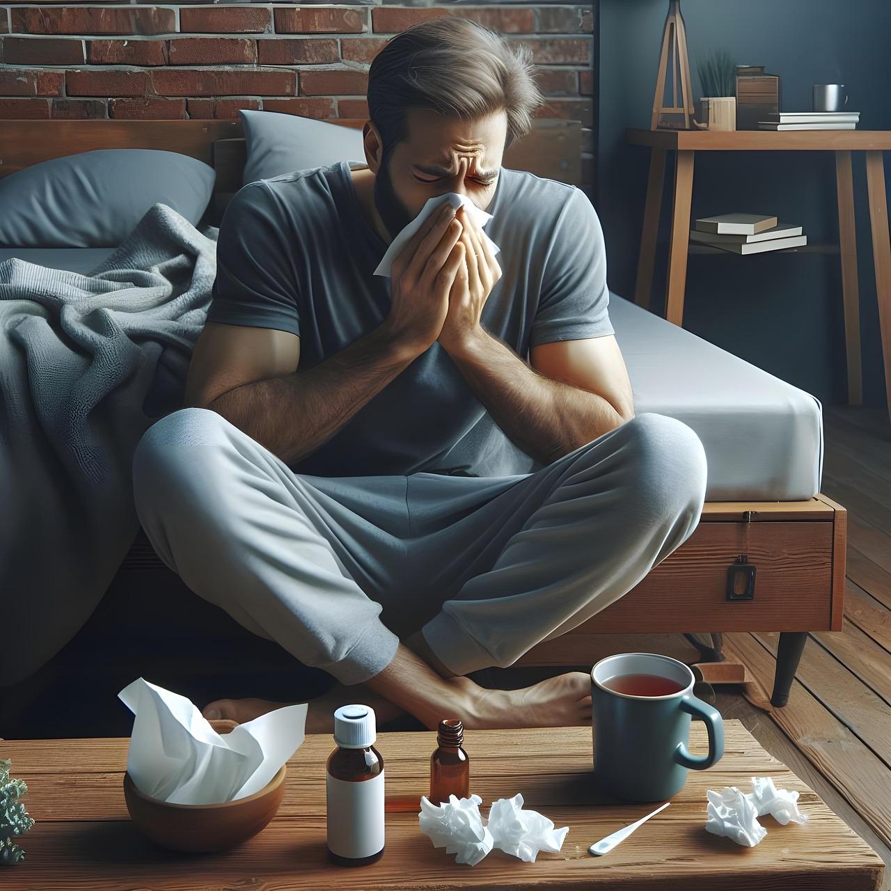 독감 관련 이미지