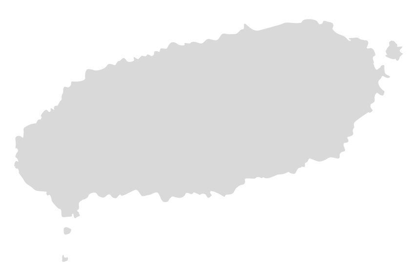 제주 빈 지도 여행지도