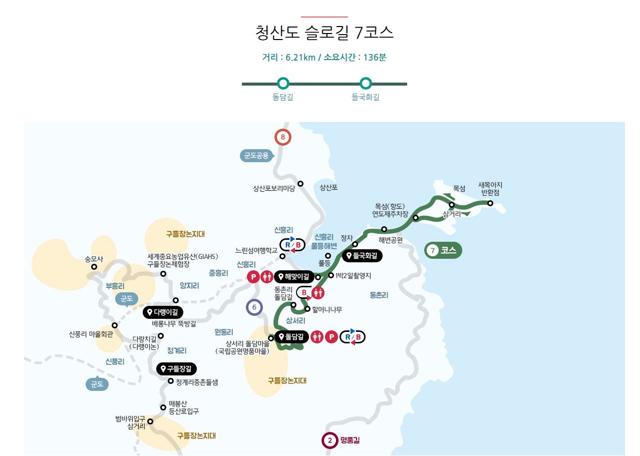 청산도 슬로길 7 코스
