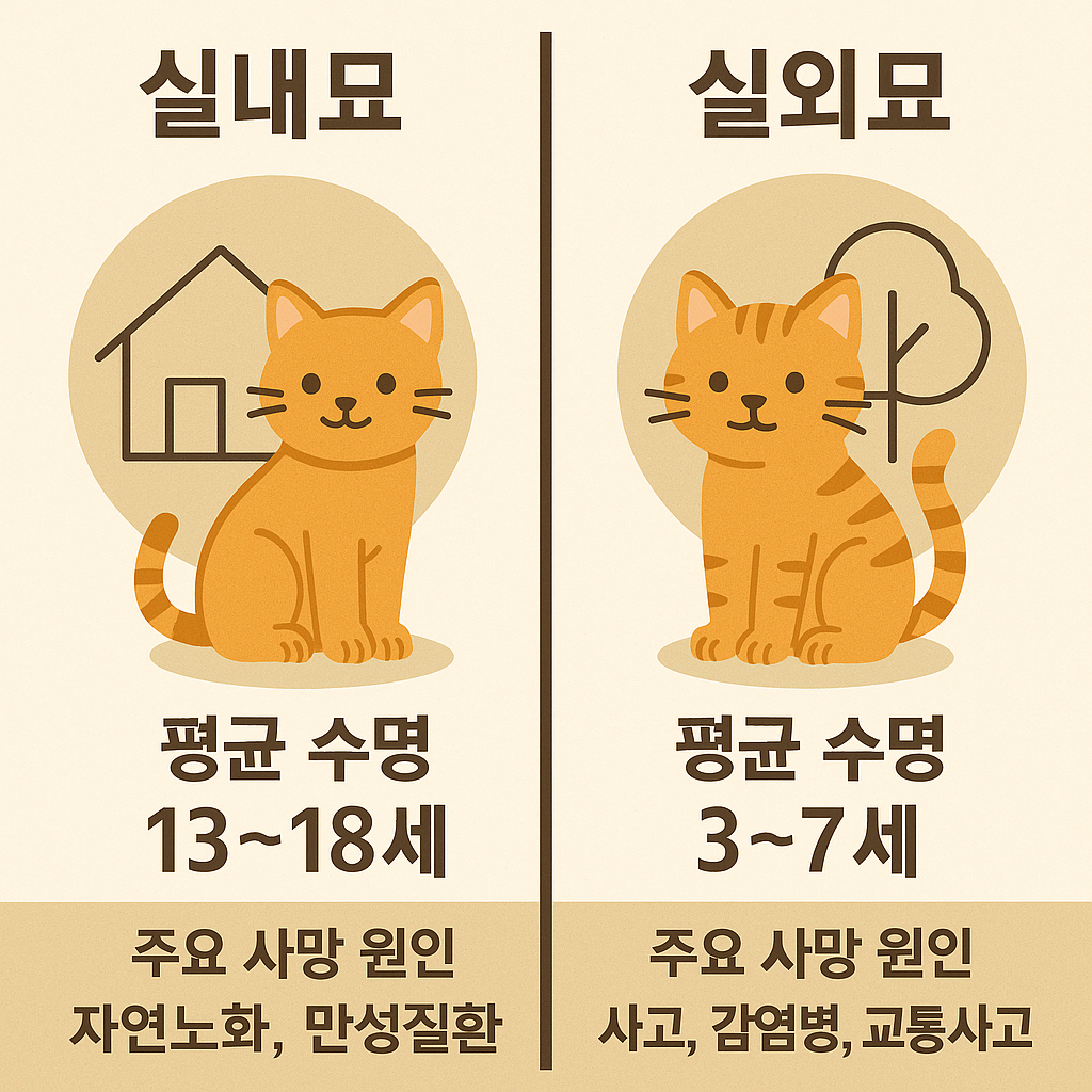 실내묘 실외묘 수명