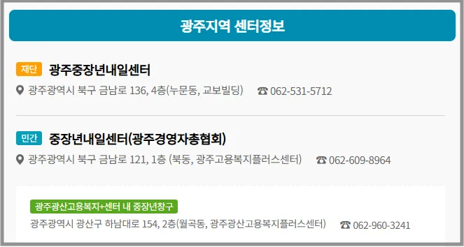 중장년내일센터
