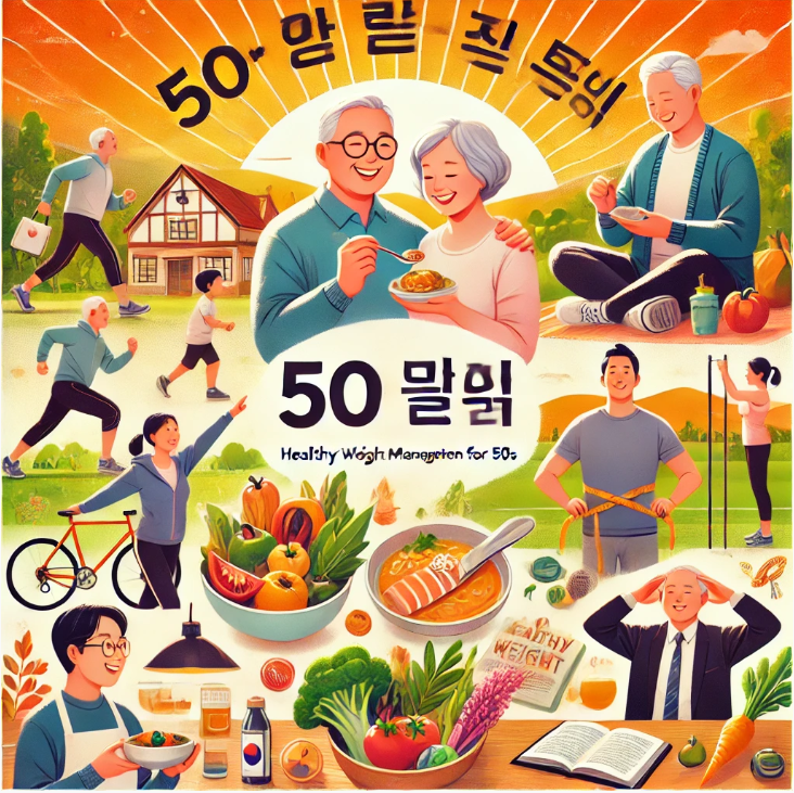 50대의 건강한 체중관리 사진