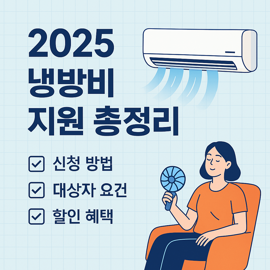 2025 냉방비 지원 총정리 그림