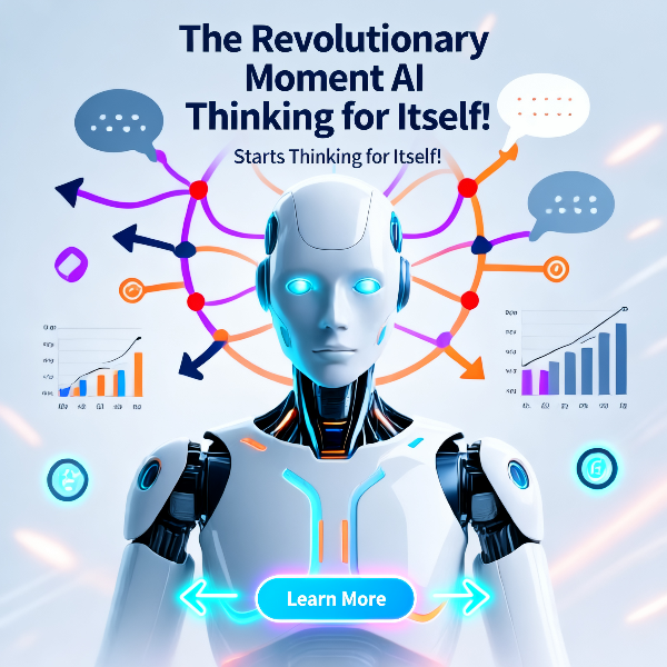 스스로의 사고 과정을 분석하고 개선하는 StepWiser AI의 메타추론 개념을 시각화한 인포그래픽