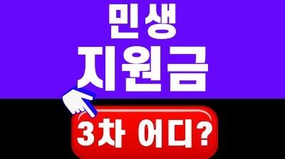 민생지원금 3차