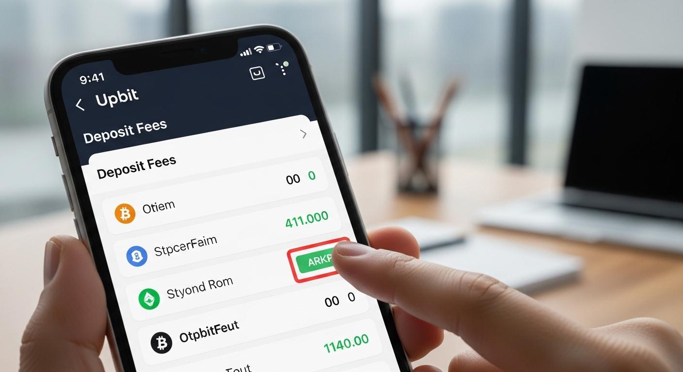 업비트 예치금 이용료