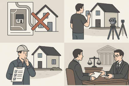 법원 사진자료와 실제 구조 불일치