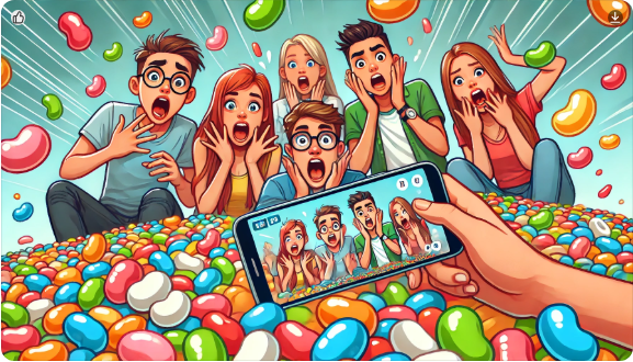 ‘젤리빈 챌린지’ 유행의 실체와 건강 위험성