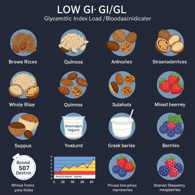 GI&middot;GL을 낮추는 식품 조합