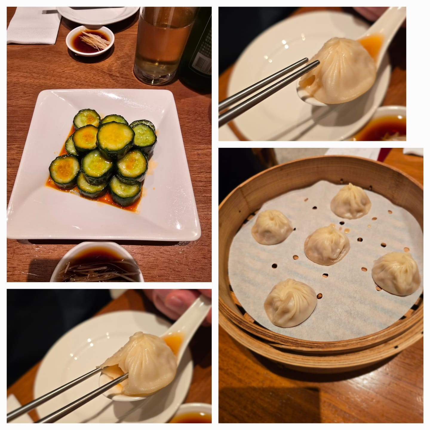 샤오롱바오와 오이무침