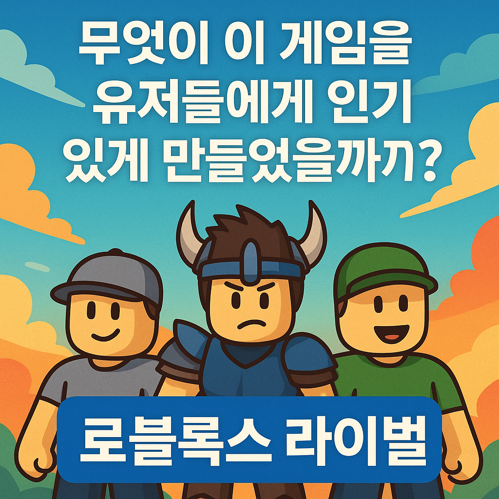 무엇이 이 게임을 유저들에게 인기 있게 만들었을까?