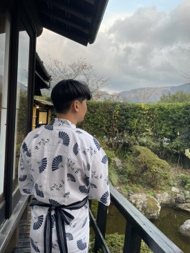 Ryokan inside garden 료칸 실내 정원