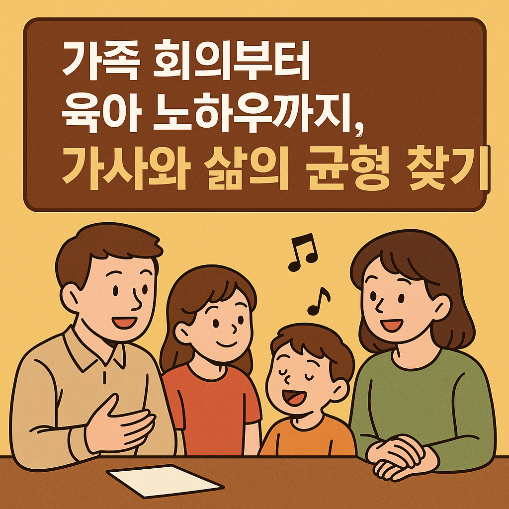 가사와 삶의 균형 찾기