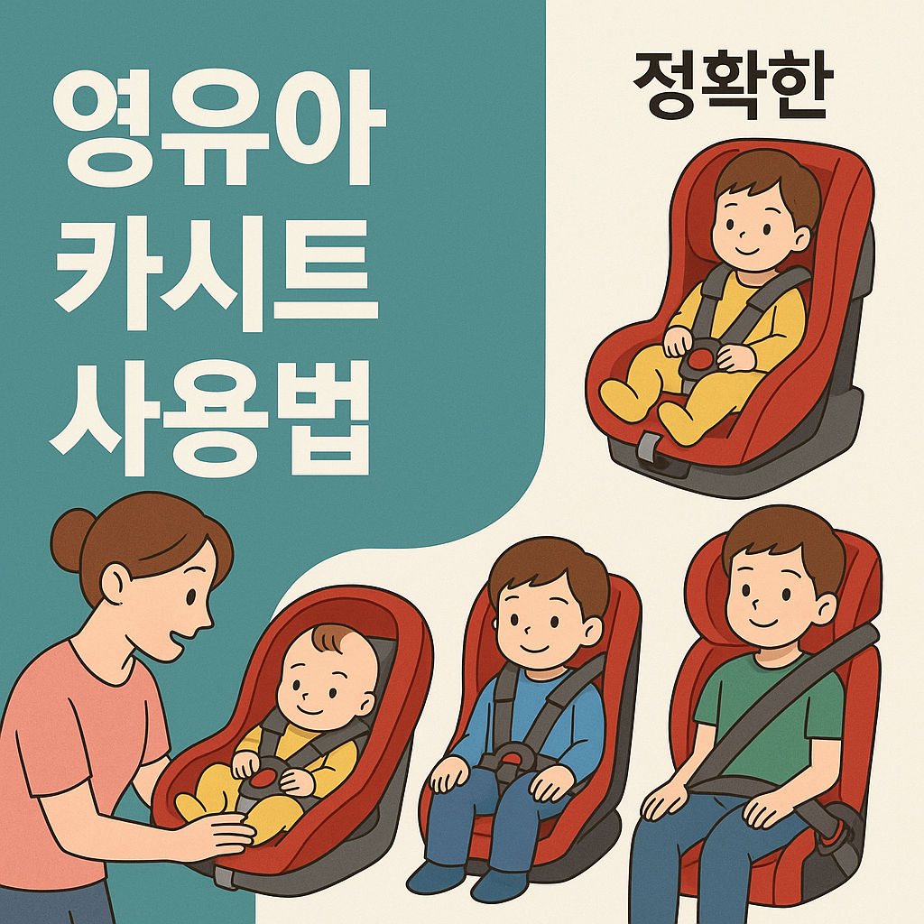 연령별 영유아 카시트 단계별 사용법 완벽 가이드