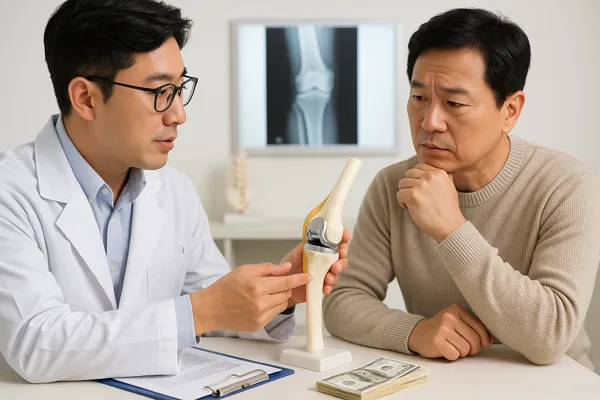 인공관절 수술 상담 모습
