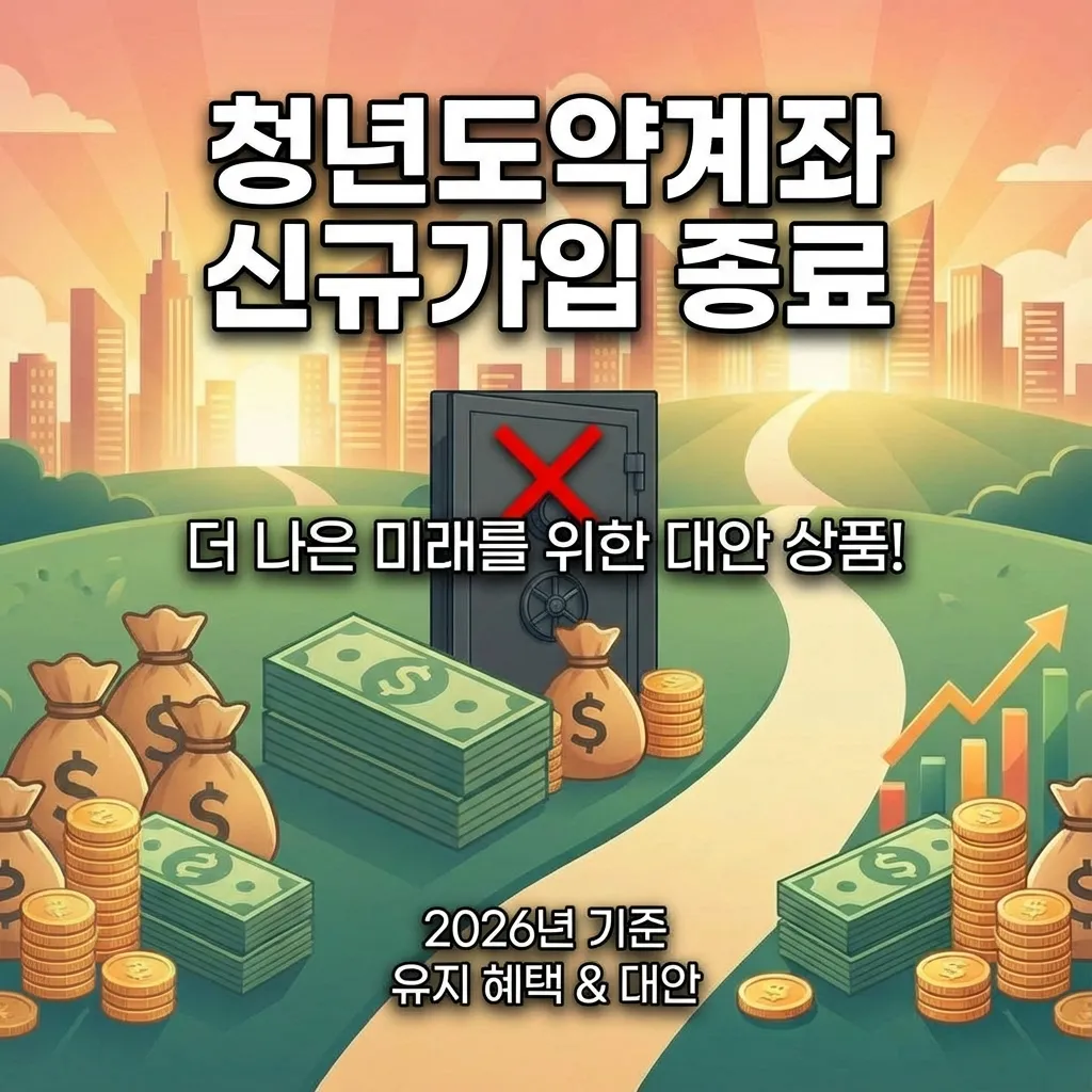 청년도약계좌 신규가입 종료 이후|2026년 기준 유지 혜택과 대안 상품