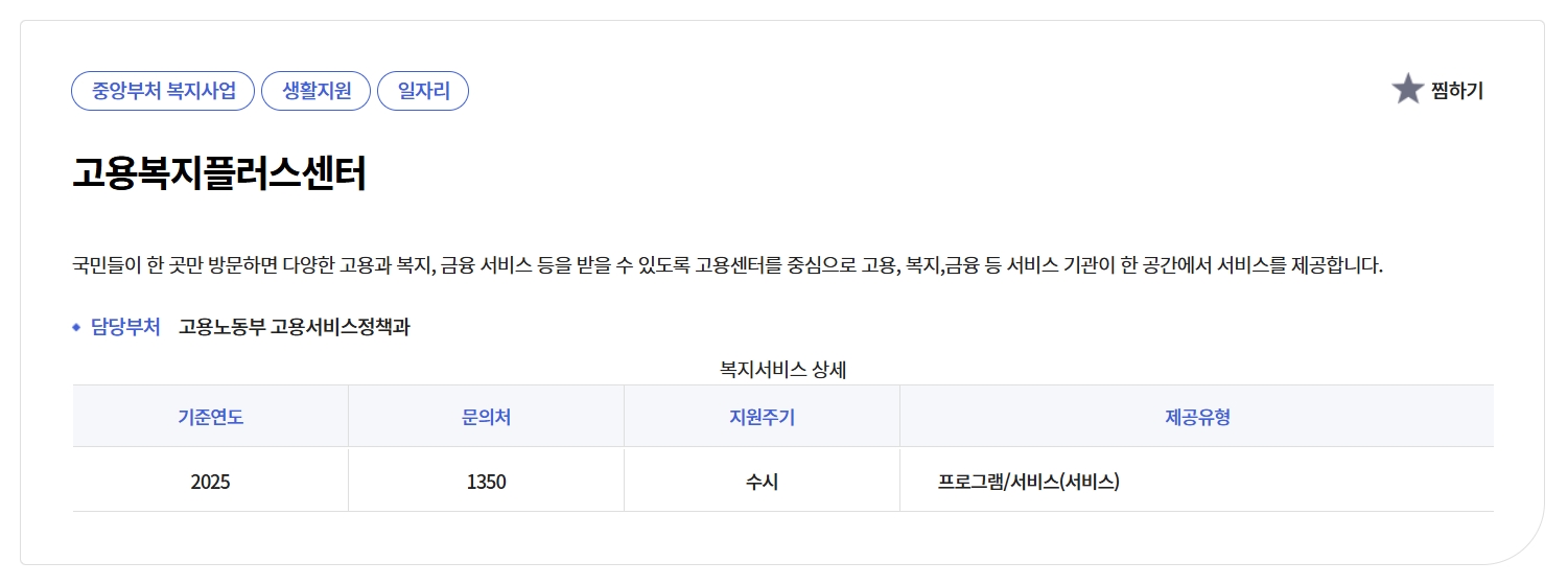 고용복지플러스센터