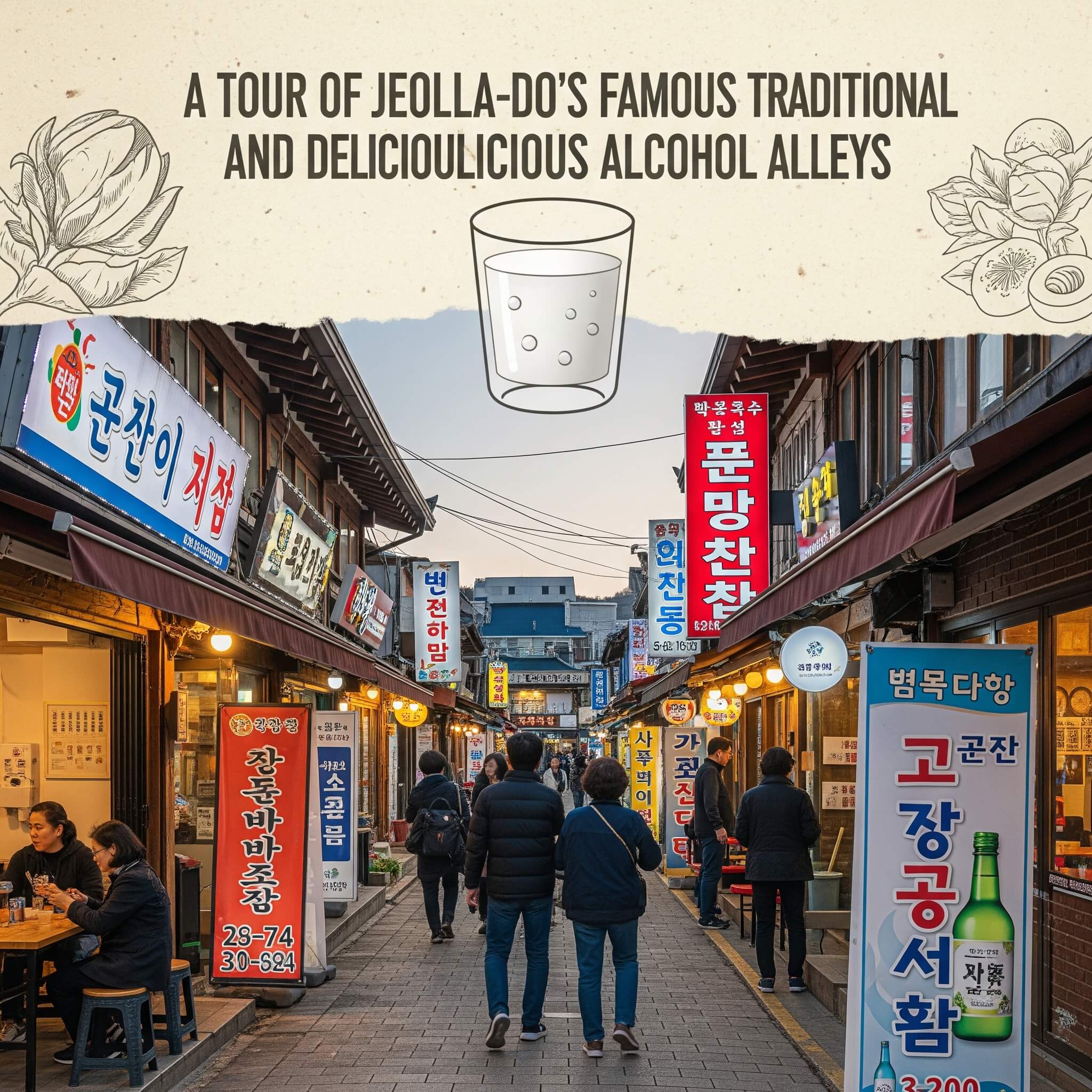 전통과 맛이 살아 숨 쉬는 전라도 대표 술골목 투어