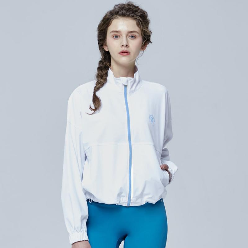 나우앤뉴 레이지비 쿨터치 에어라이트 크롭 여성 집업 래쉬가드