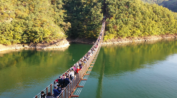 옥순봉 출렁다리
