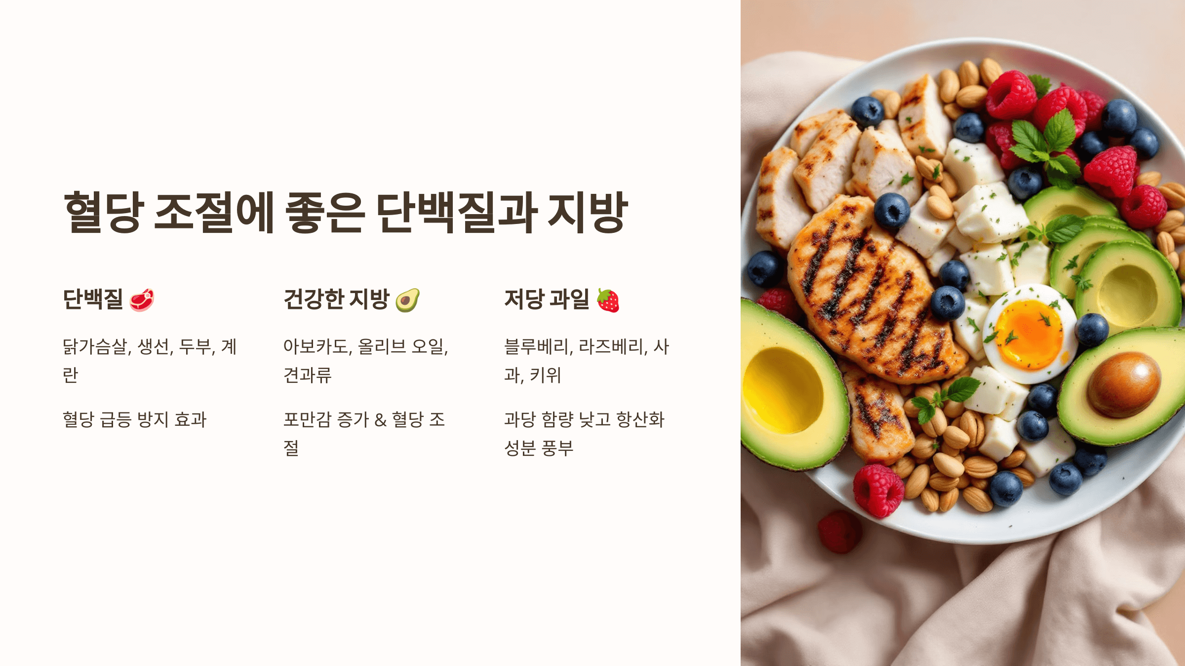 혈당과 관련된 사진입니다.