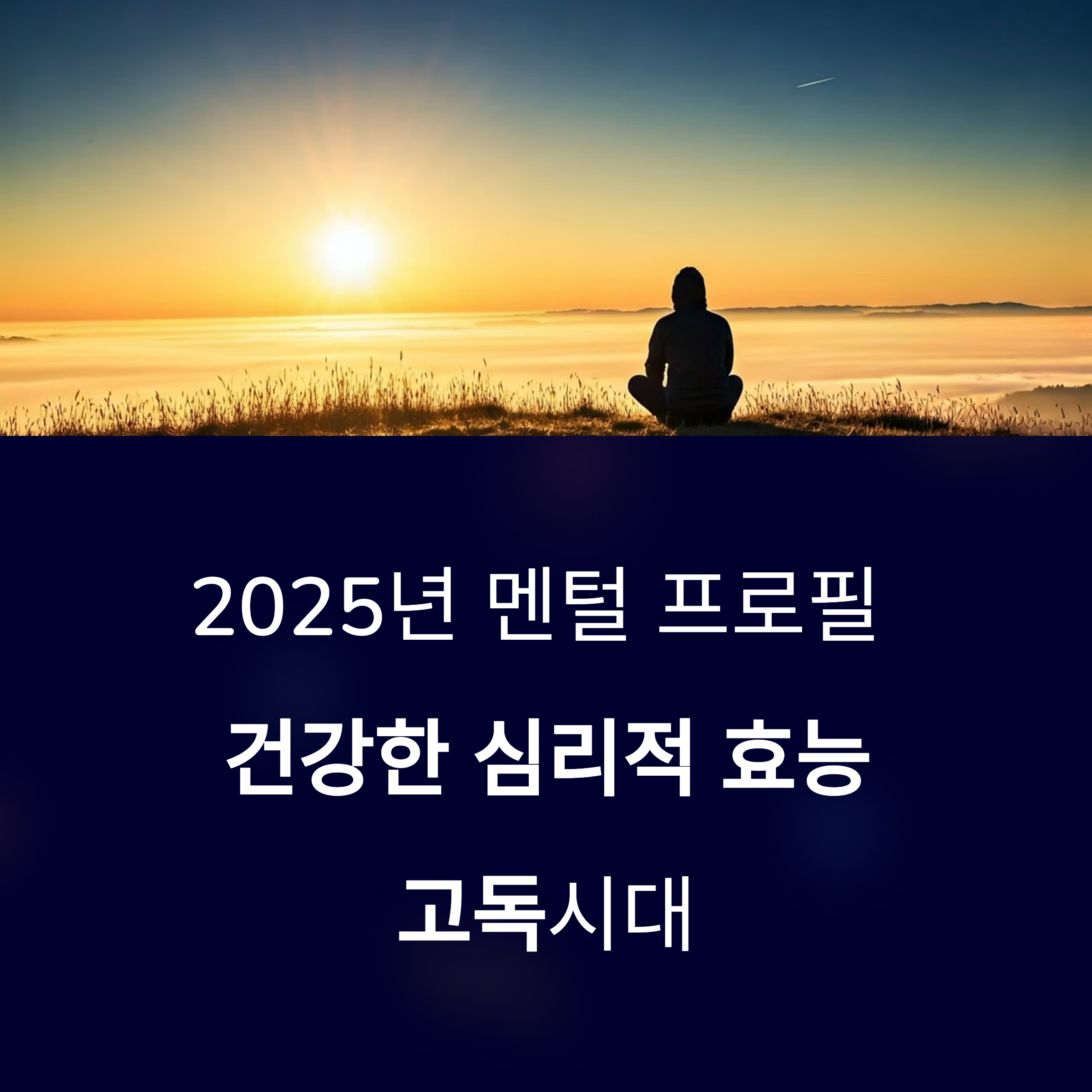 2025년 멘털 프로필 시대