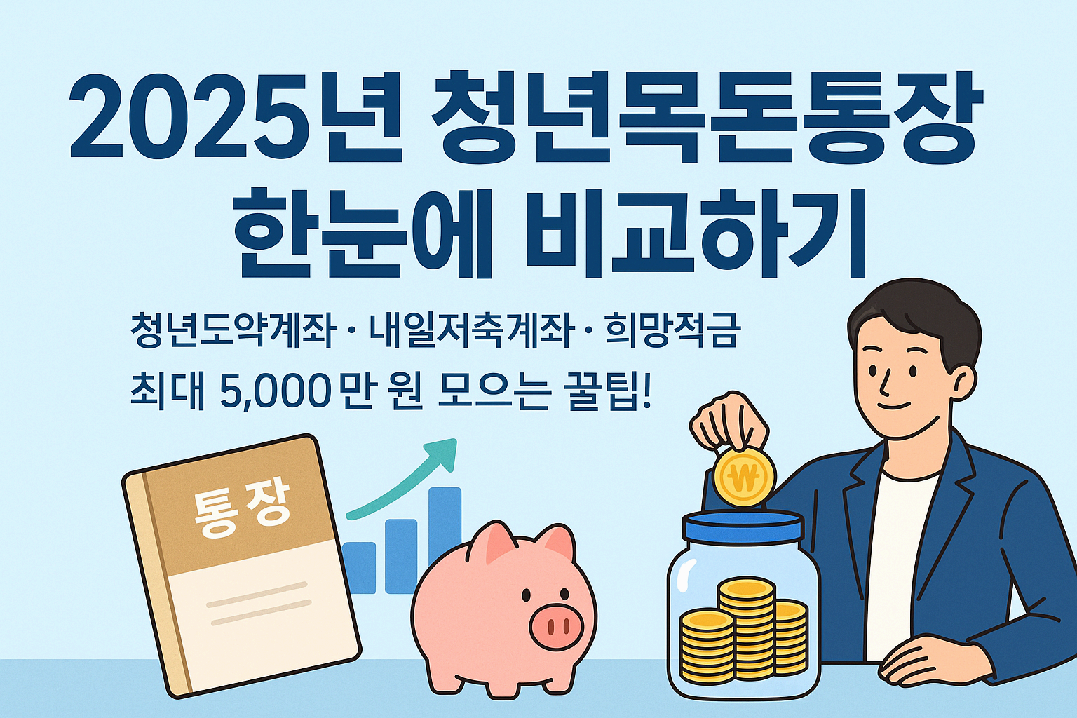 청년목돈통장 한눈에 비교하기