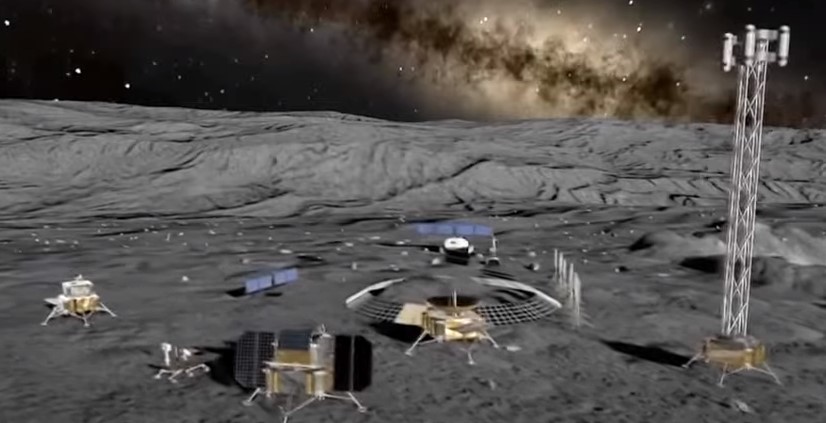 달 착륙 상상도