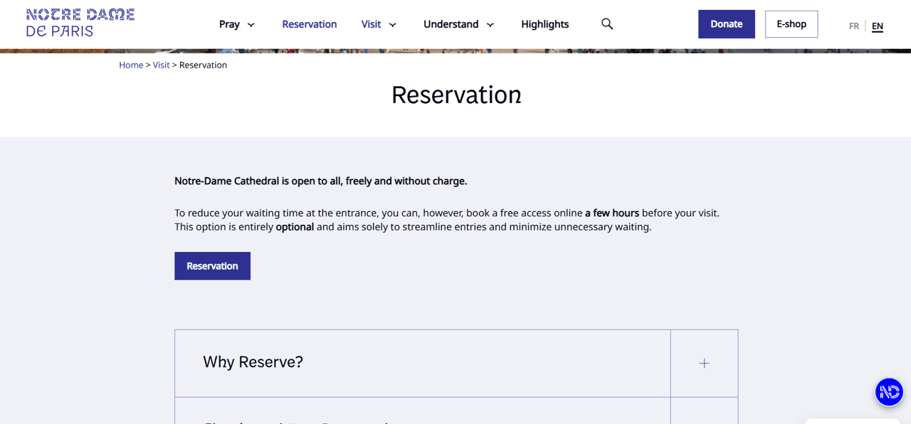 파리 노트르담 대성당 예약하기