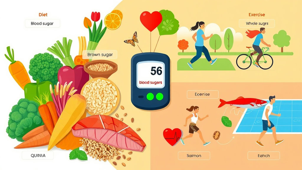 혈당 관리와 당뇨 합병증 예방을 위한 식습관과 운동법