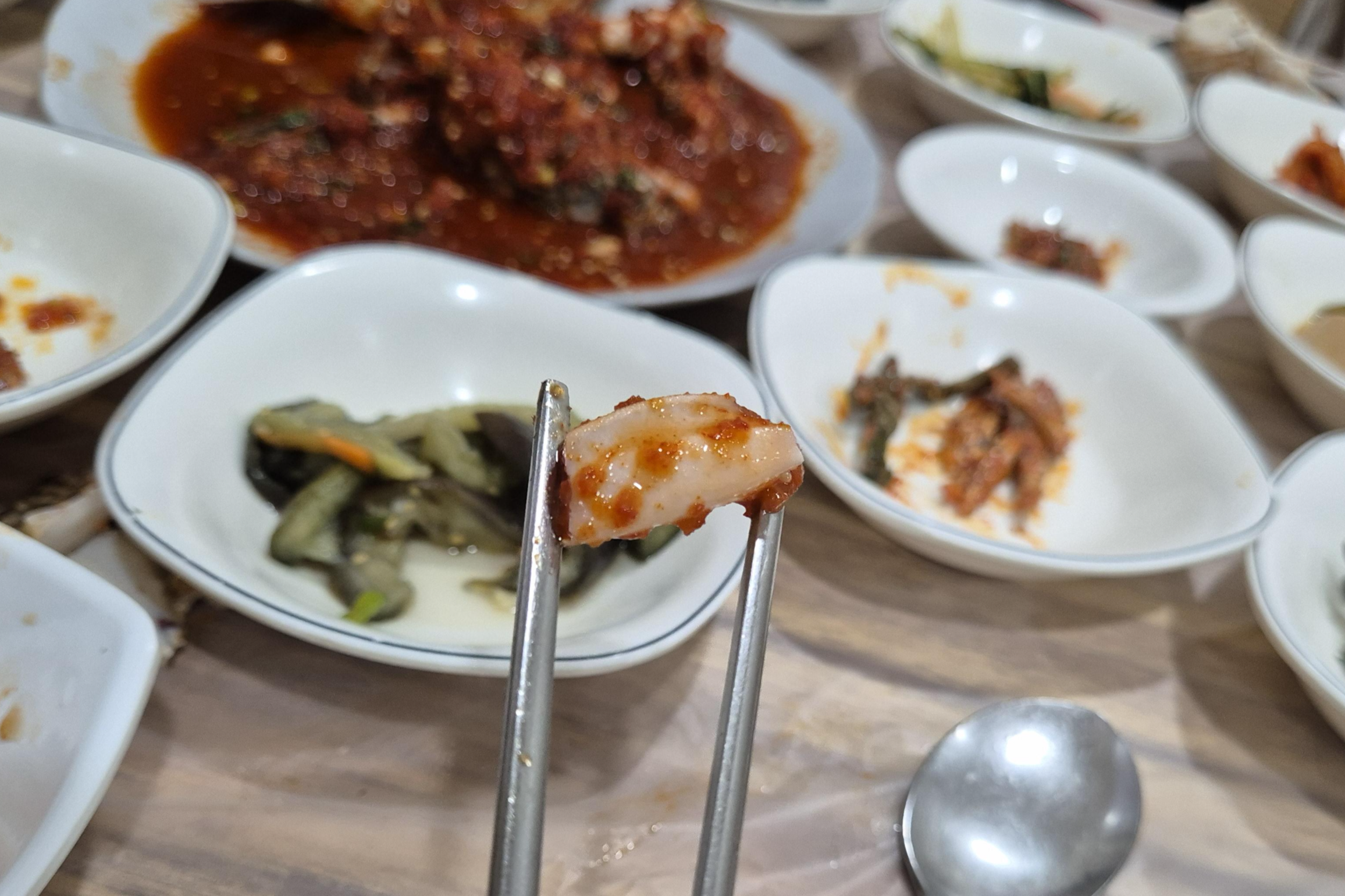 진도 이화식당 꽃게무침 맛집