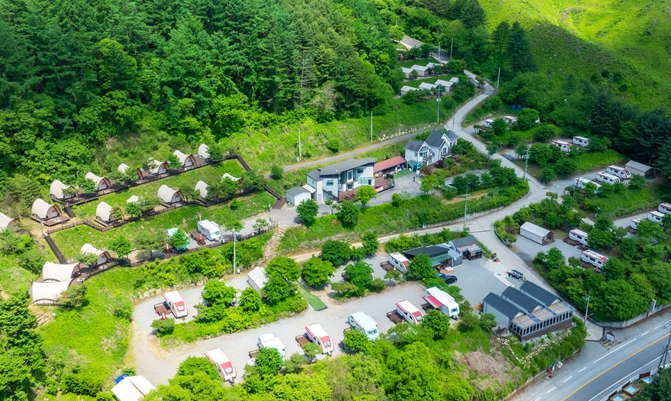 가평 명지산 카라반 글램핑장