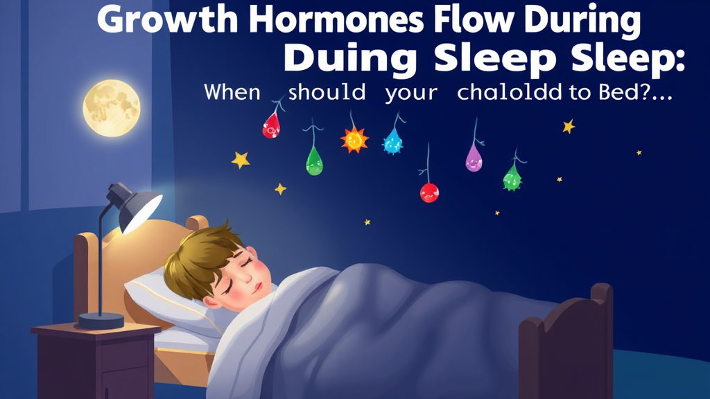 성장 호르몬이 쏟아지는 수면 시간