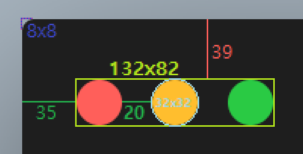 VSC 디자인 신호등 위치 및 크기 이미지